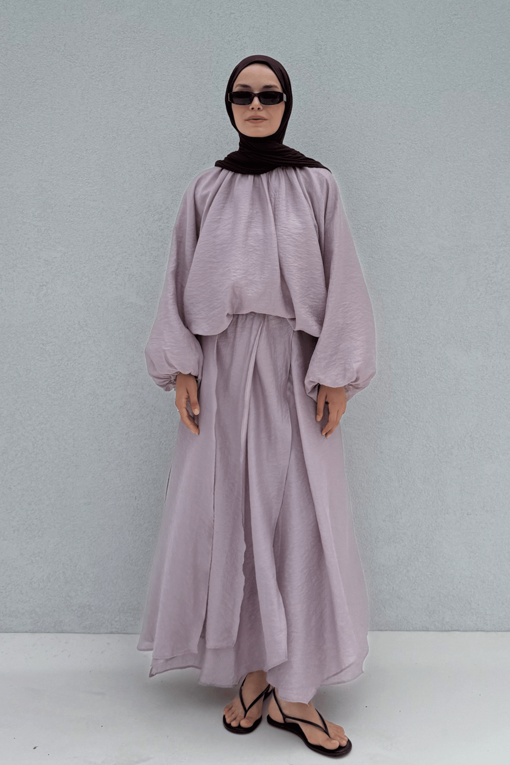 Cosey Asymmetrical Skirt Lilac