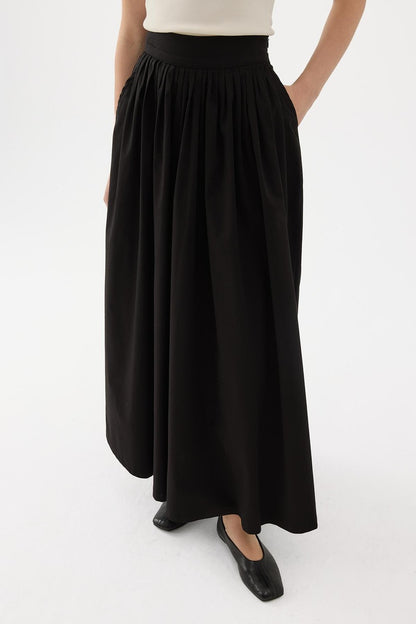 Fever Pleated Skirt Khaki