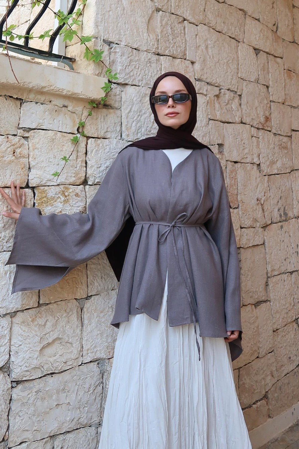 Lamis Kimono Terracotta