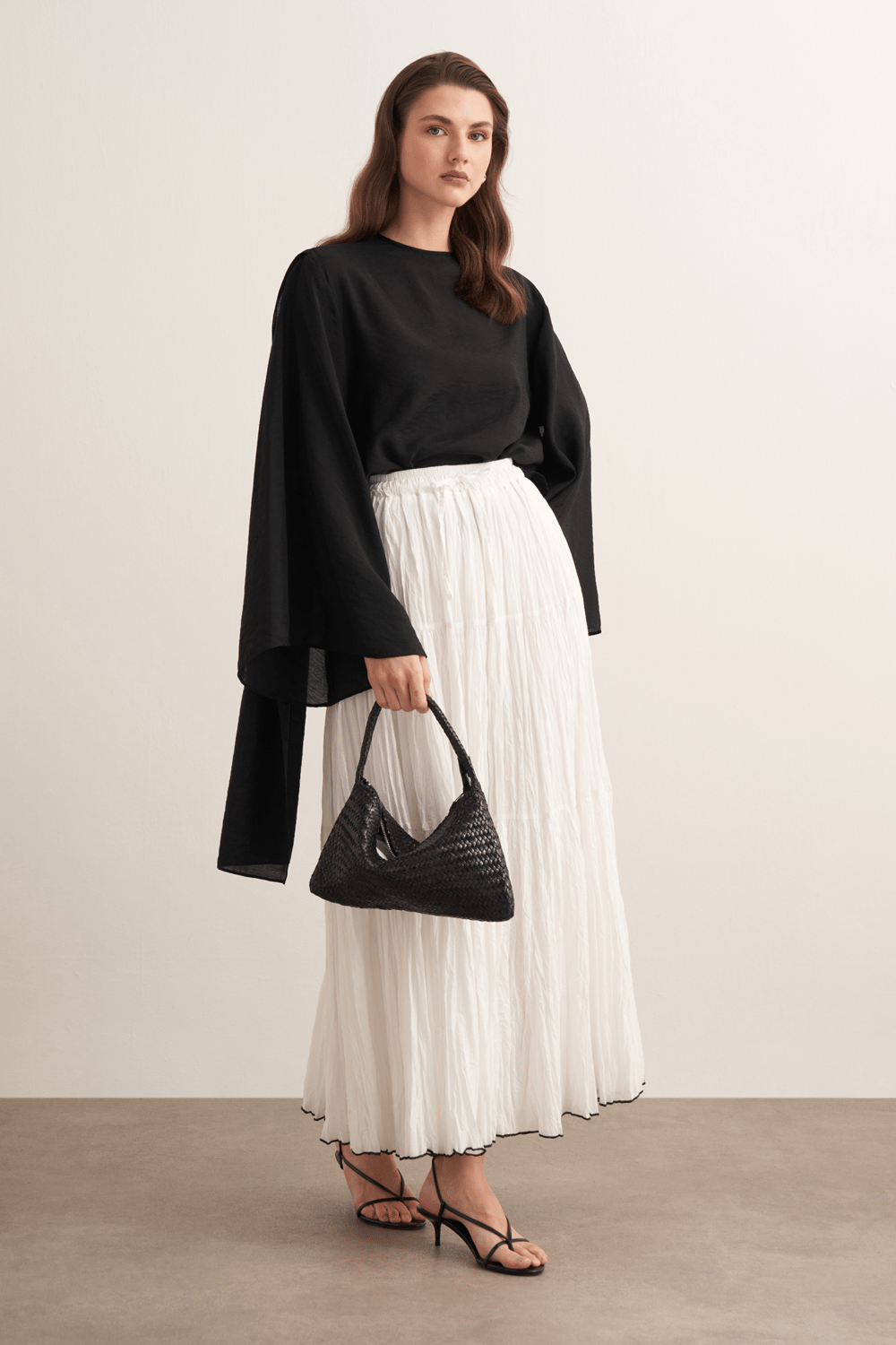 Rawah Voile Skirt White