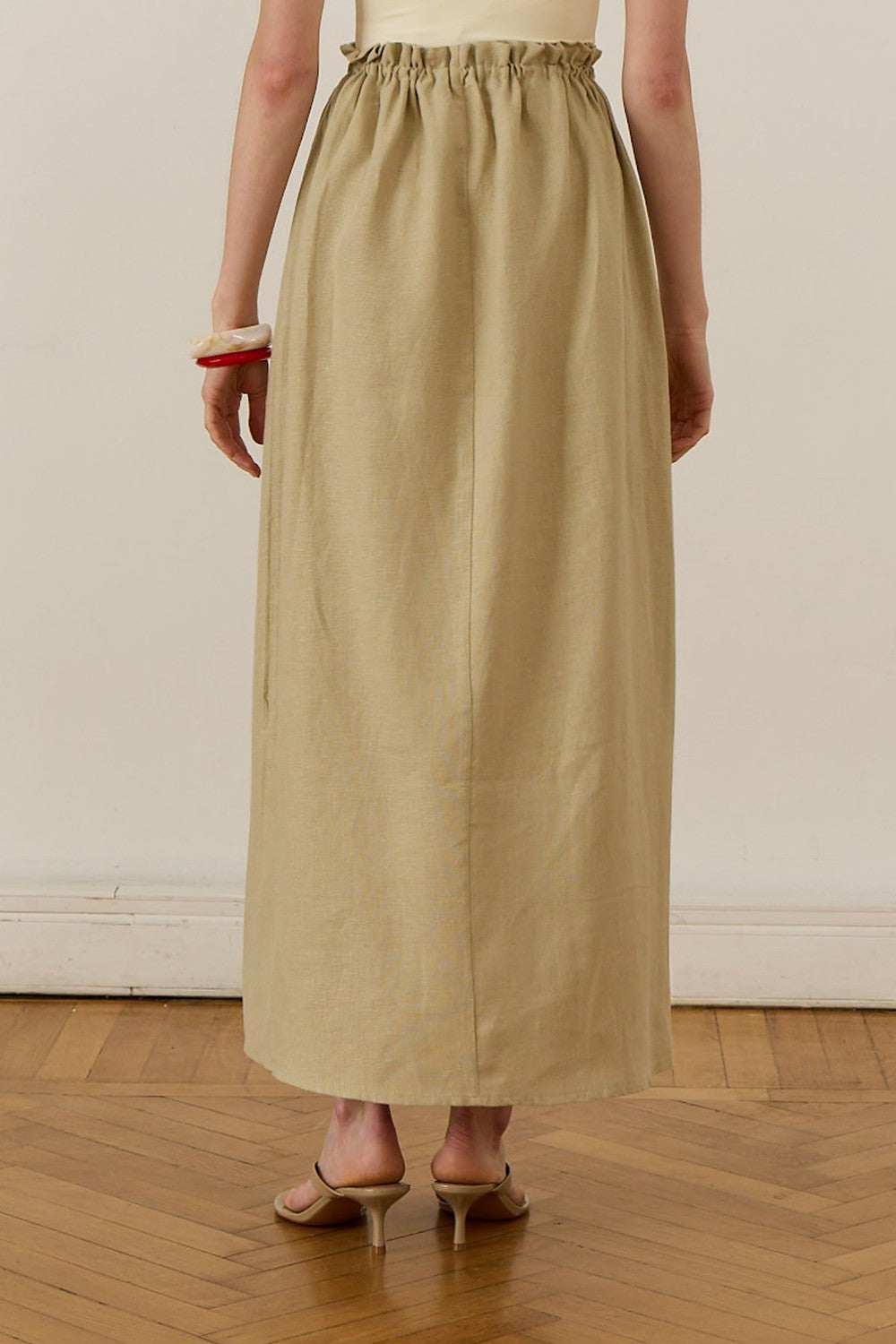 Nahla Maxi Skirt White