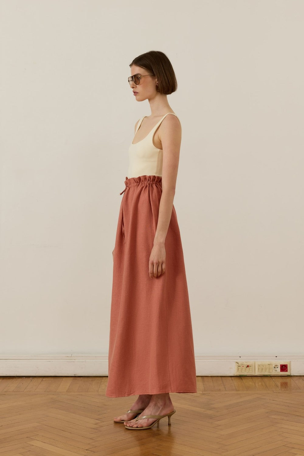 Nahla Maxi Skirt White