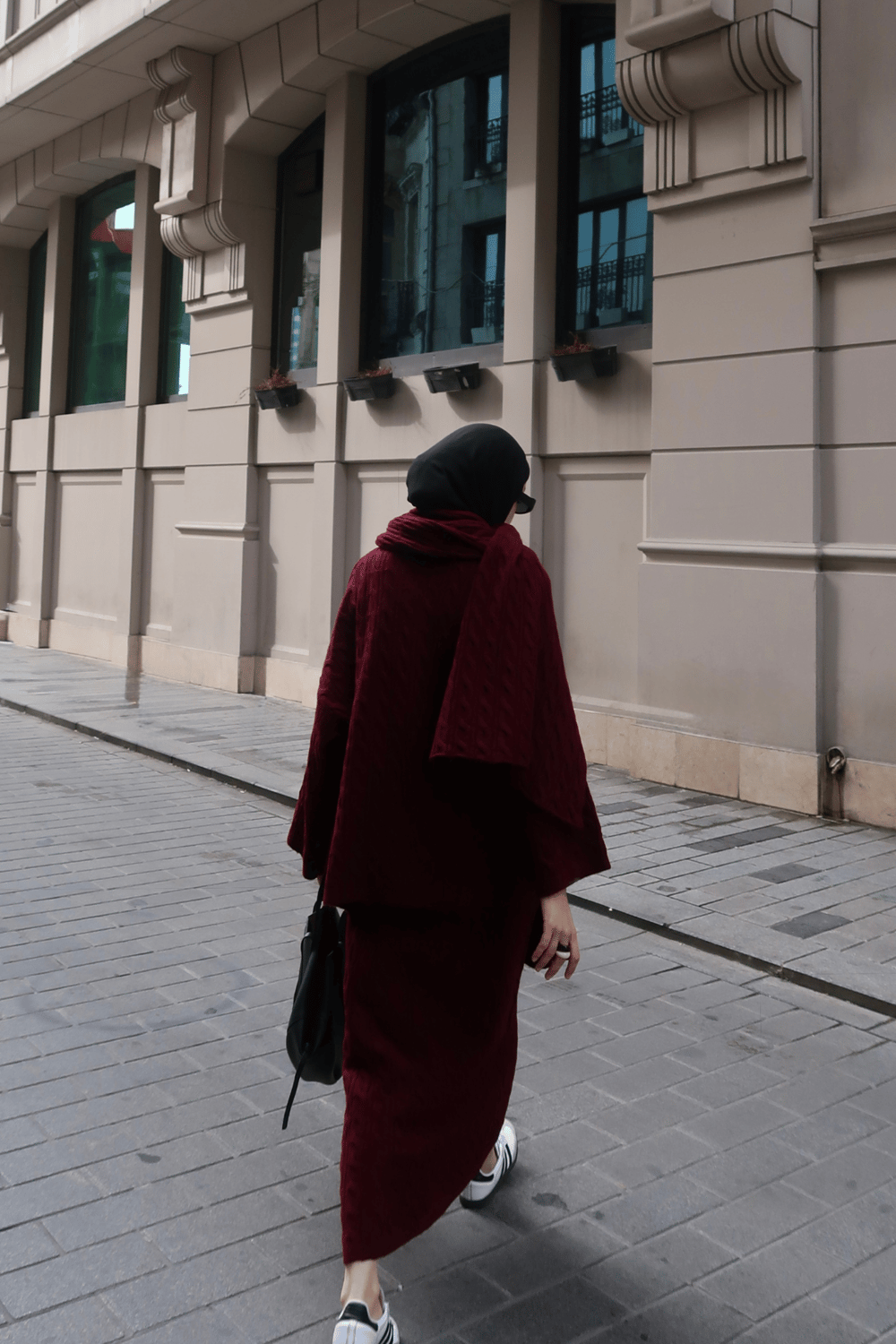 Polina Knitwear Set Dark Brown