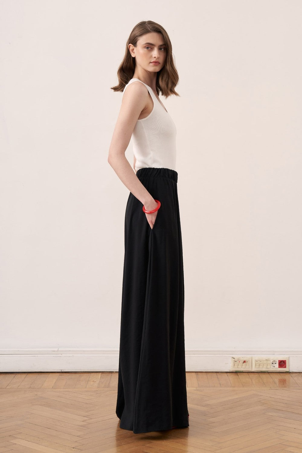 Kater Elastic Waist Trousers, Brown