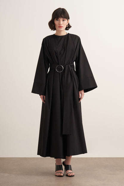 Inessa Premium Uzun Kimono Takımı Soft Yeşil