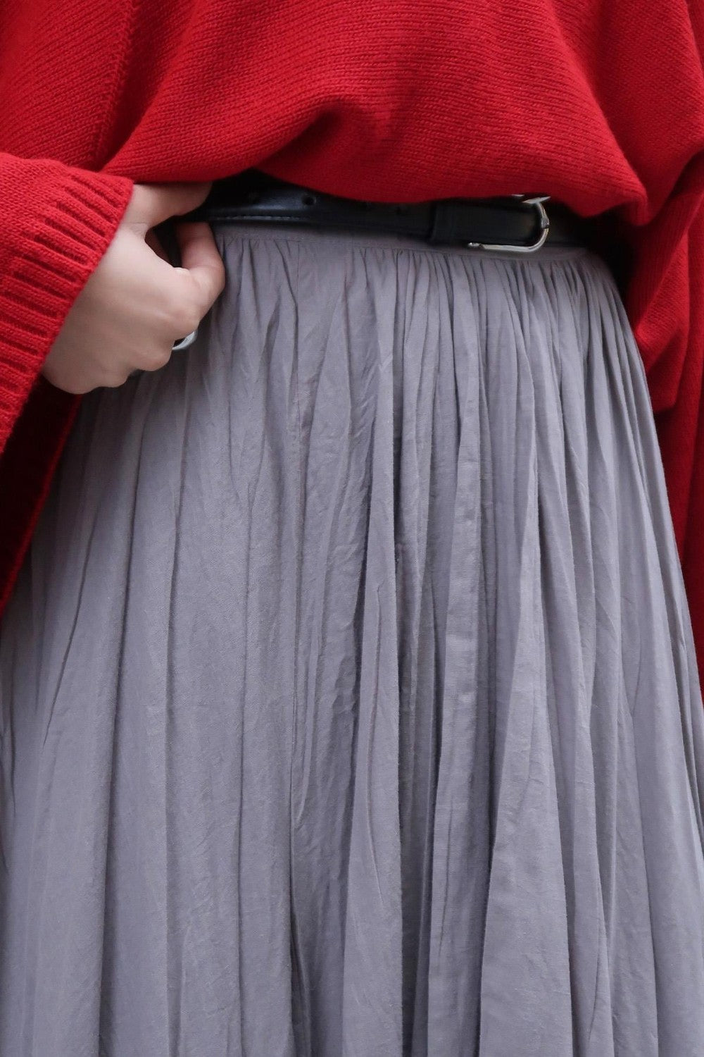 Voile Crush Skirt Lilac