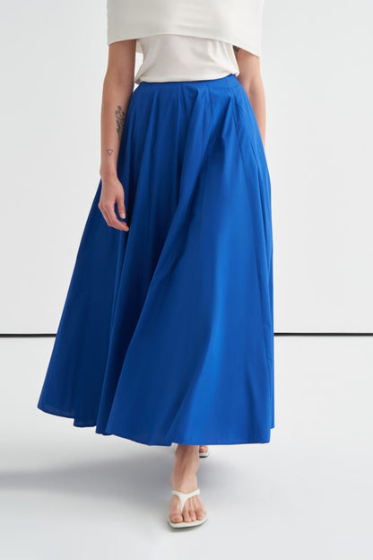 Lucia Skirt with Stitching Detail, Royal Blue