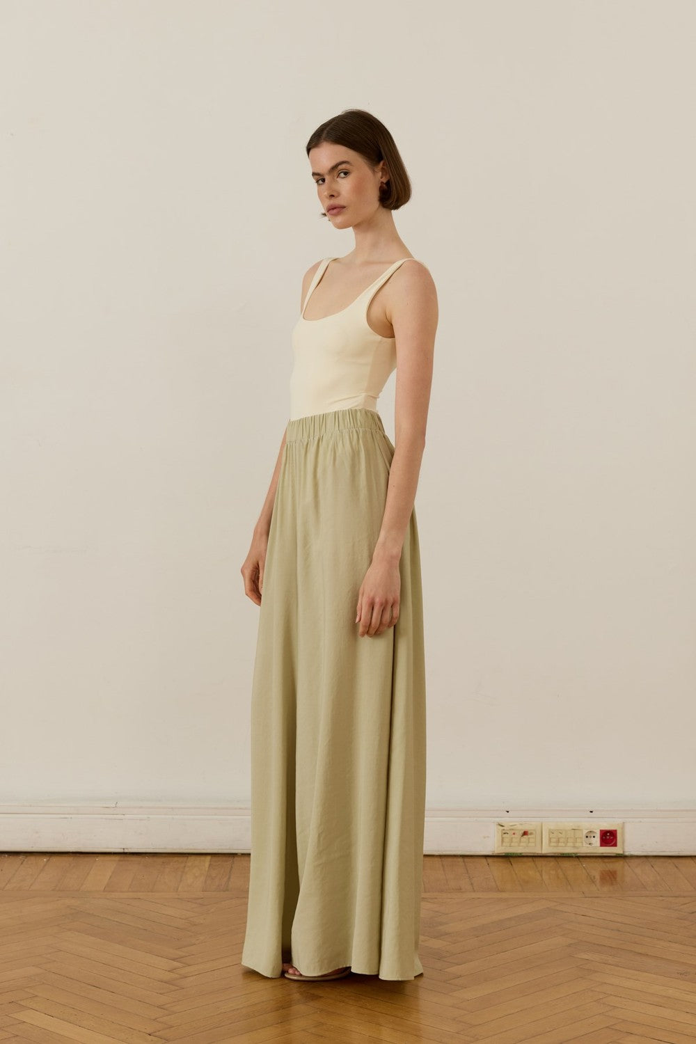 Kater Elastic Waist Trousers, Brown