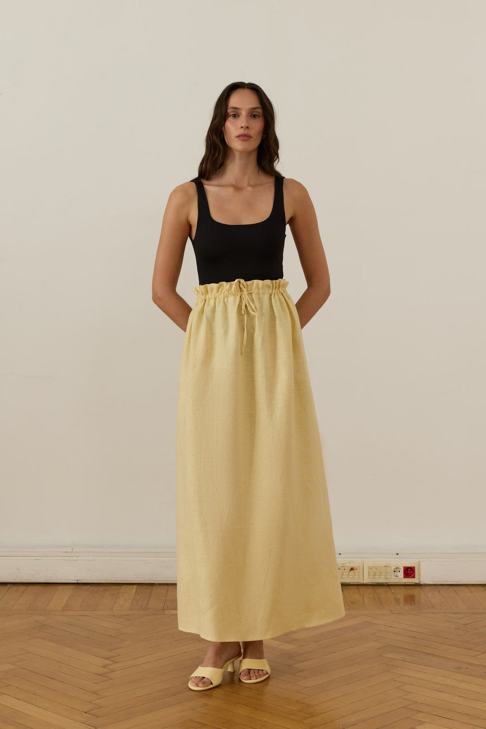 Nahla Maxi Skirt White