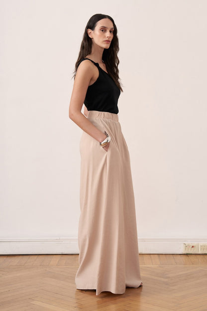 Kater Elastic Waist Trousers, Brown