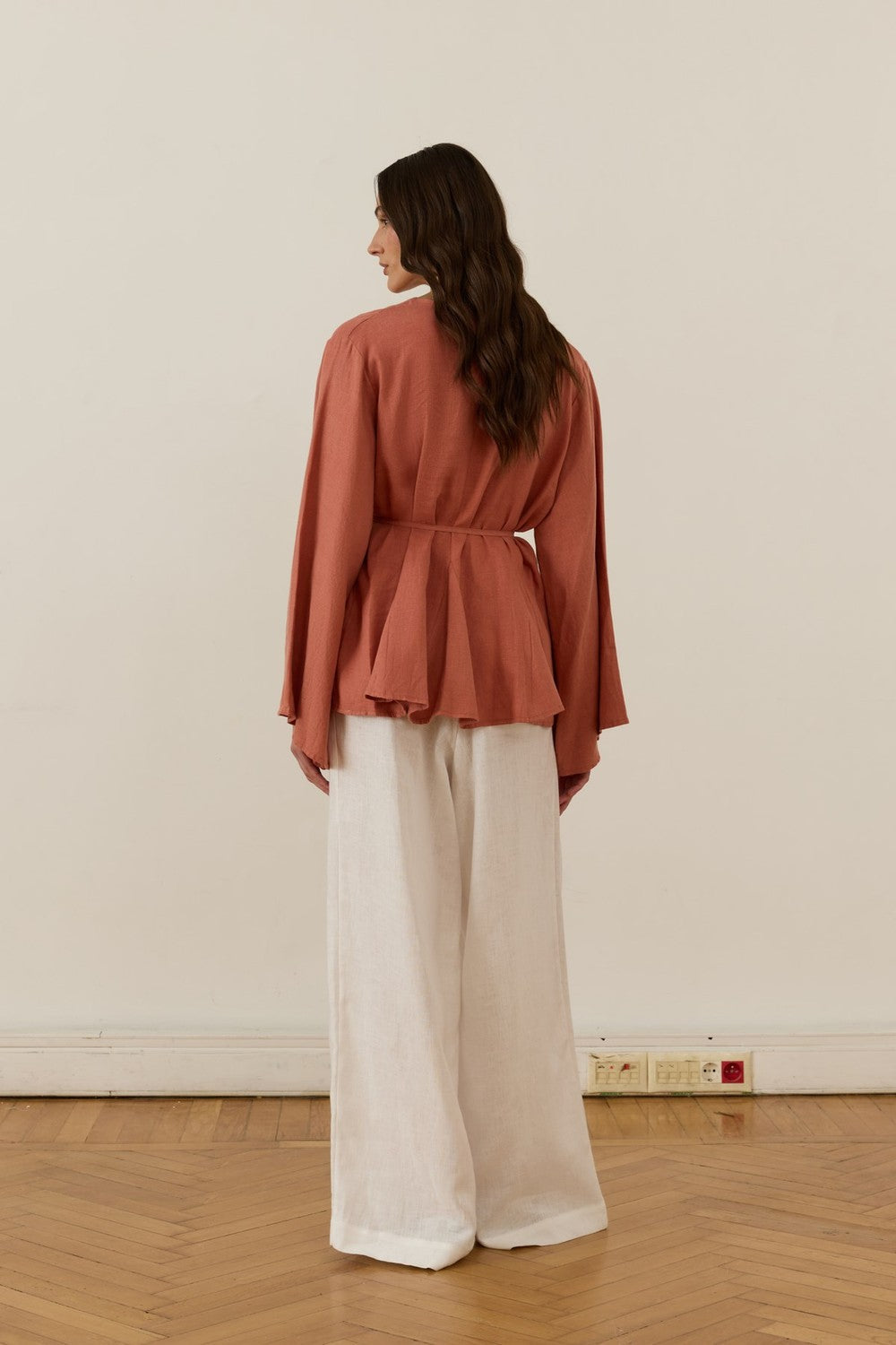 Layal Terracotta Blouse