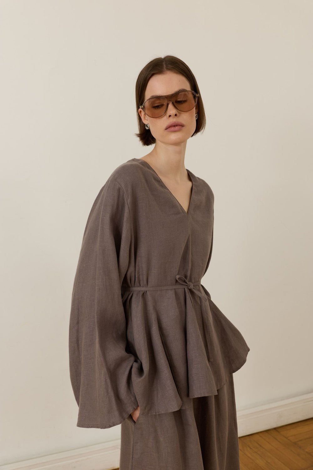 Layal Terracotta Blouse