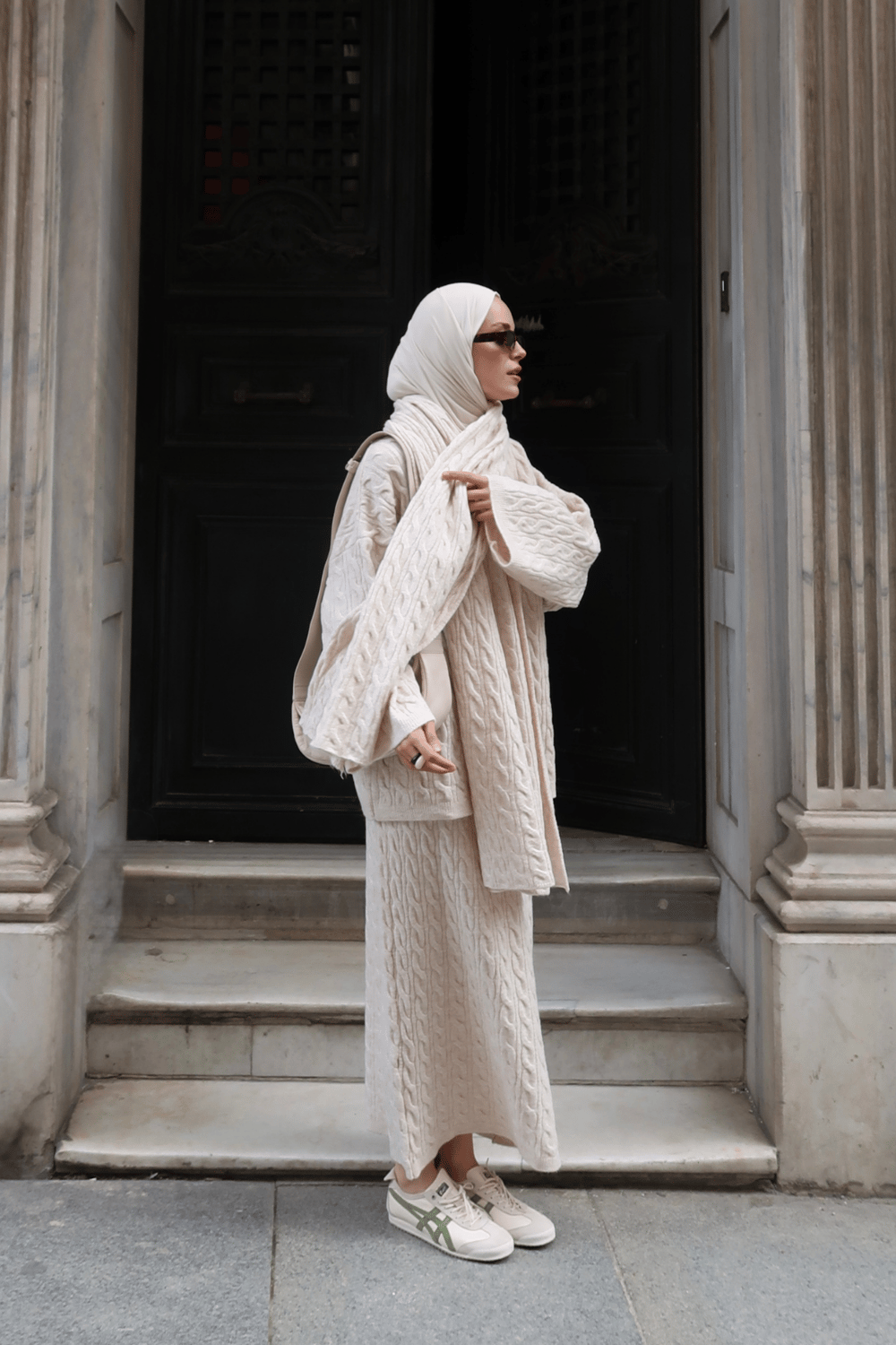 Polina Knitwear Set Dark Brown