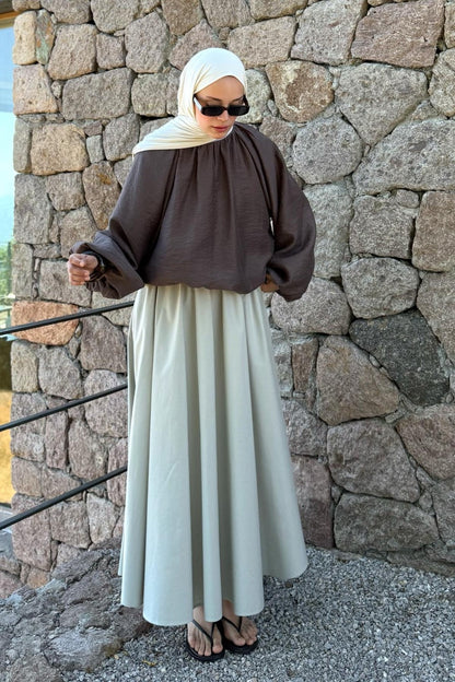 Lina Skirt Soft Green