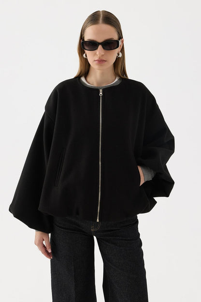 Siena Balloon Jacket Black