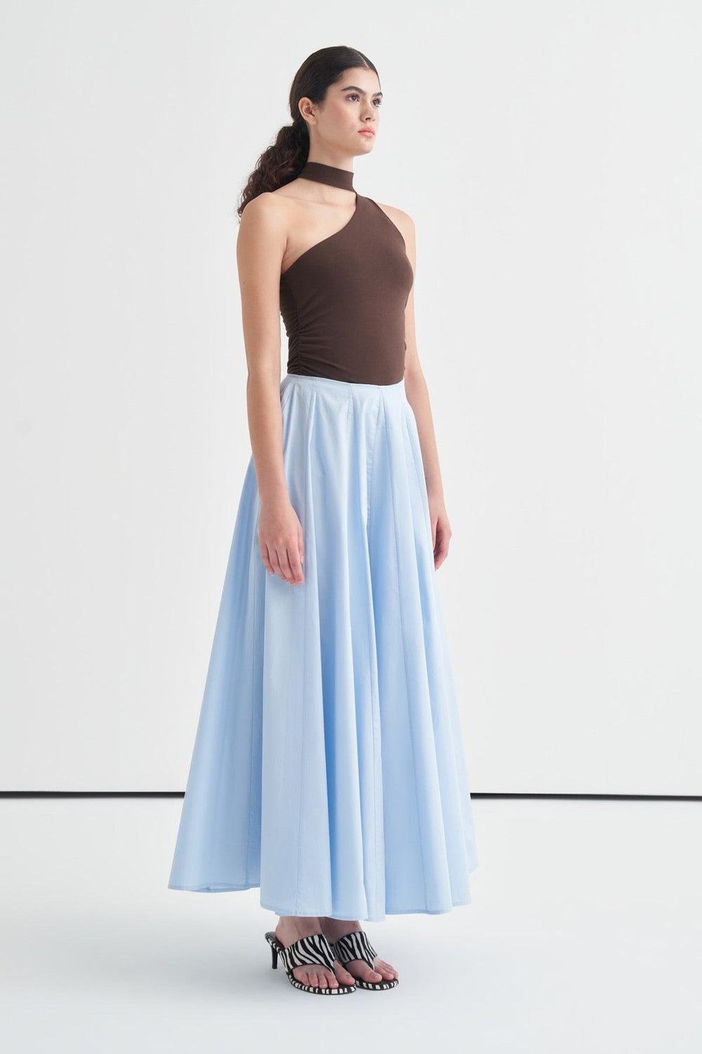 Lucia Skirt with Stitching Detail, Royal Blue