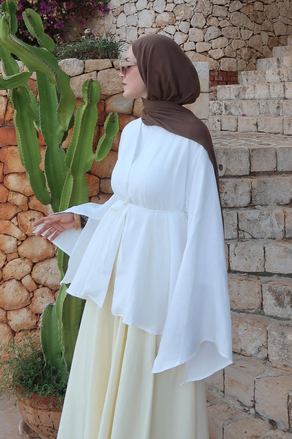 Lamis Kimono Terracotta