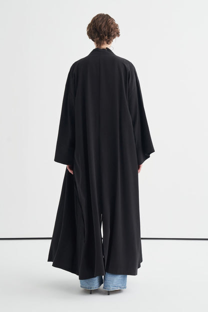 Carmen Tie-Detail Kimono, Black