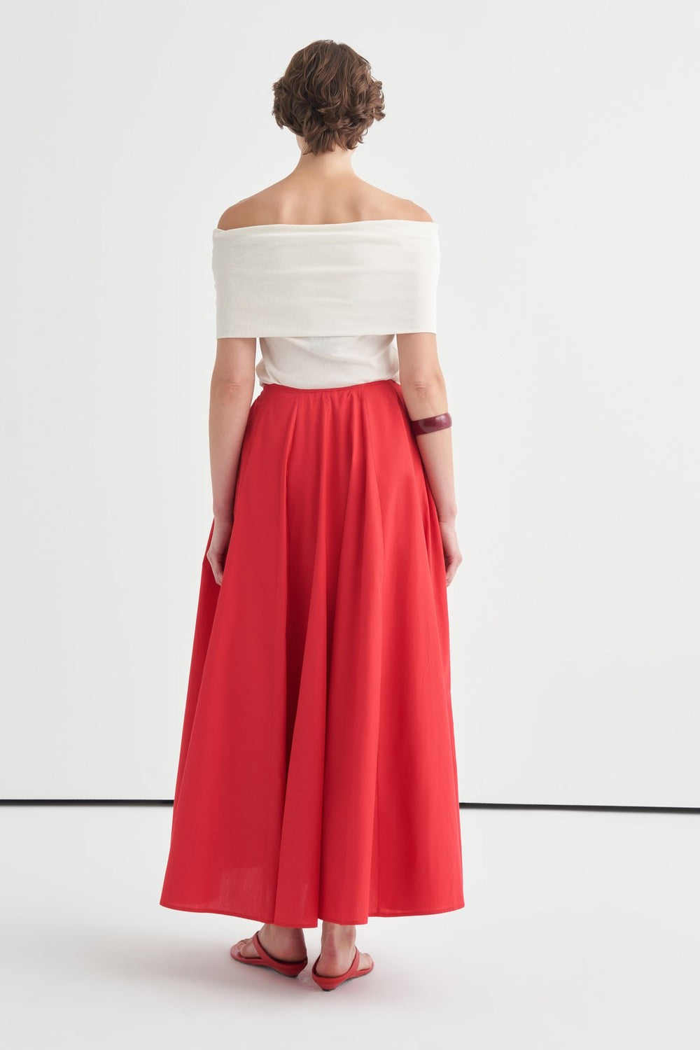 Lucia Skirt with Stitching Detail, Royal Blue