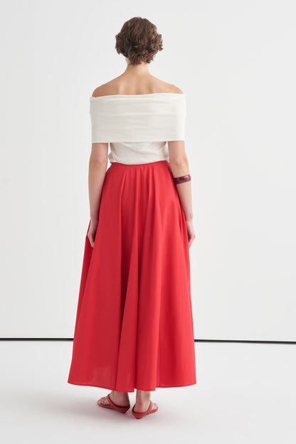 Lucia Skirt with Stitching Detail, Royal Blue