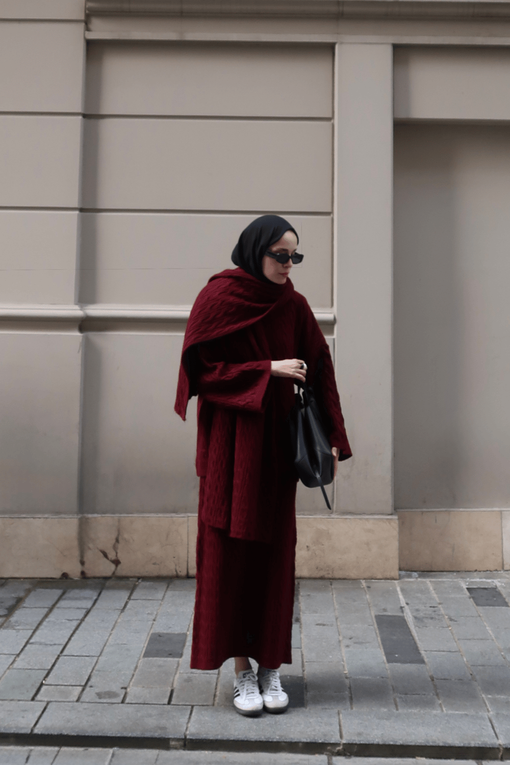 Polina Knitwear Set Dark Brown