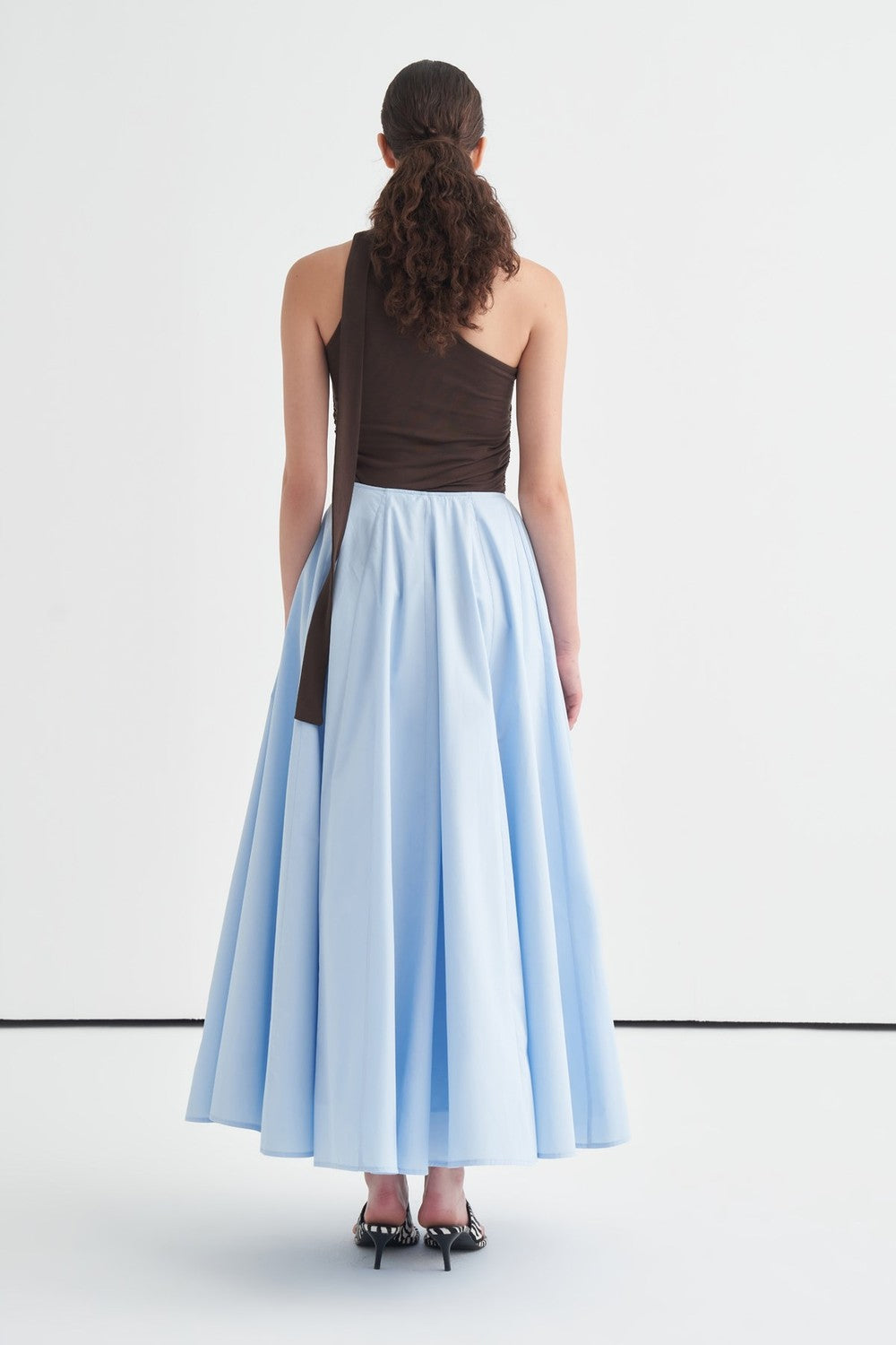 Lucia Skirt with Stitching Detail, Royal Blue