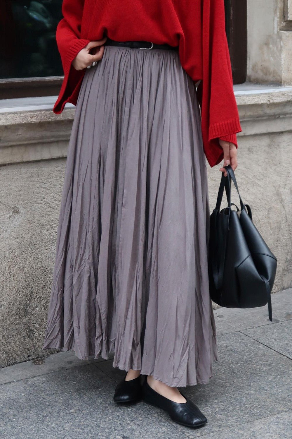 Voile Crush Skirt Lilac