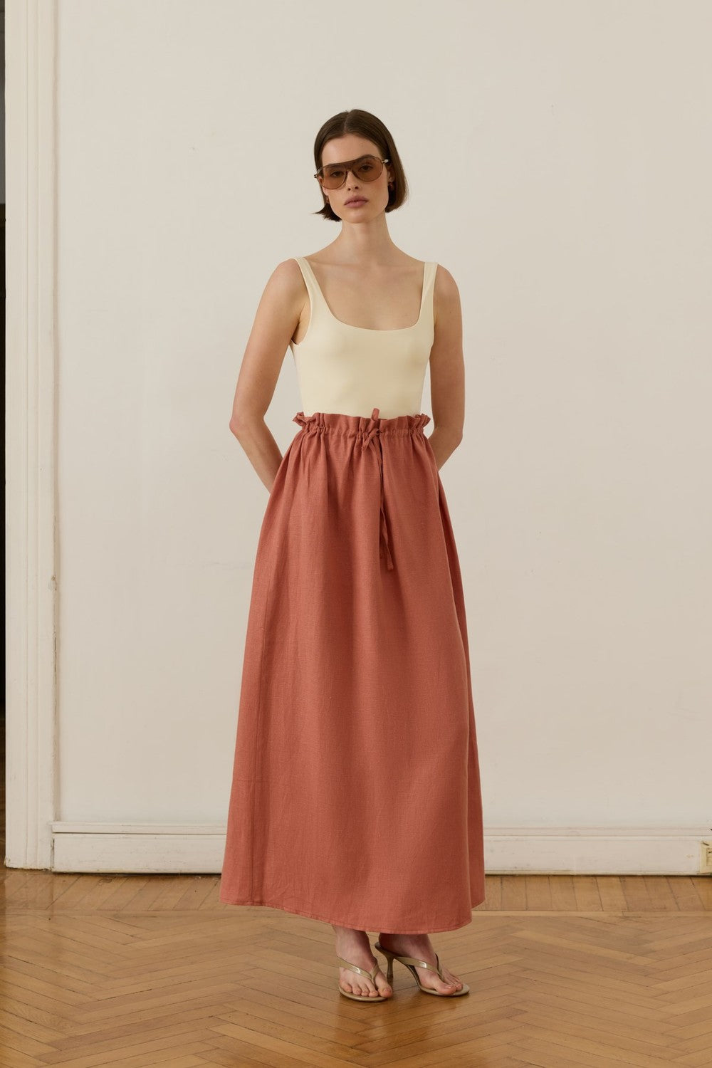 Nahla Maxi Skirt White