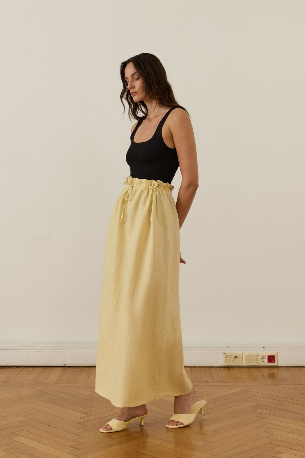 Nahla Maxi Skirt White