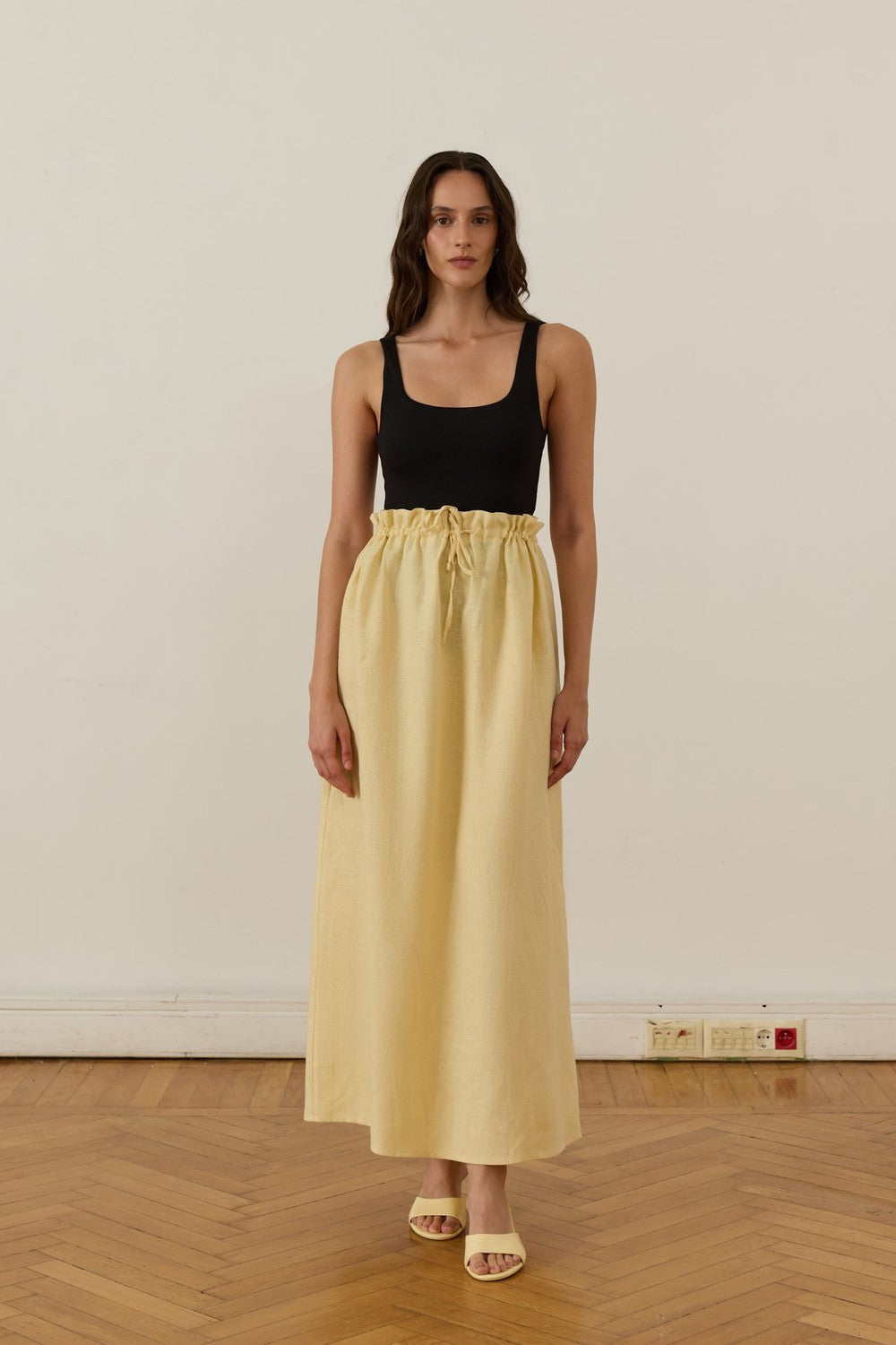 Nahla Maxi Skirt White