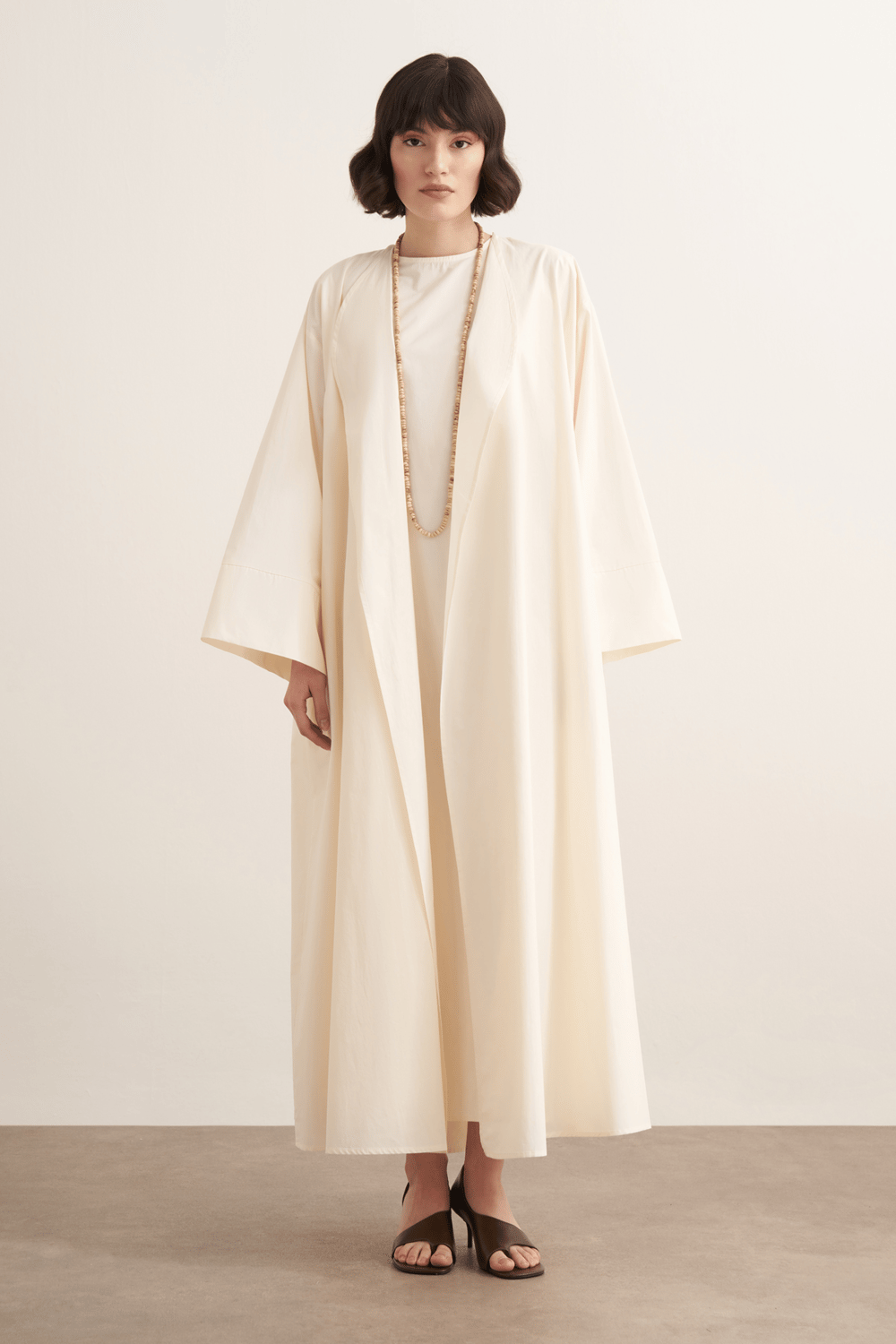 Inessa Premium Uzun Kimono Takımı Soft Yeşil