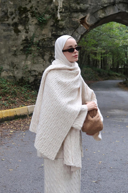 Polina Knitwear Set Dark Brown