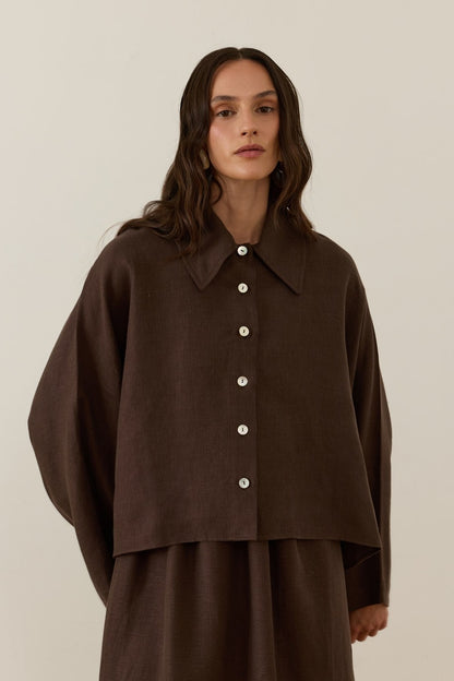 Ruwa Shirt Coffee