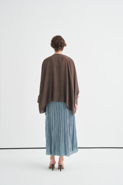 Luce Blouse with Shawl Detail, Soft Pink