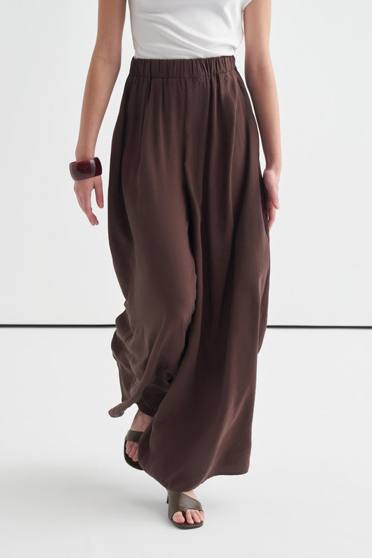 Kater Elastic Waist Trousers, Brown