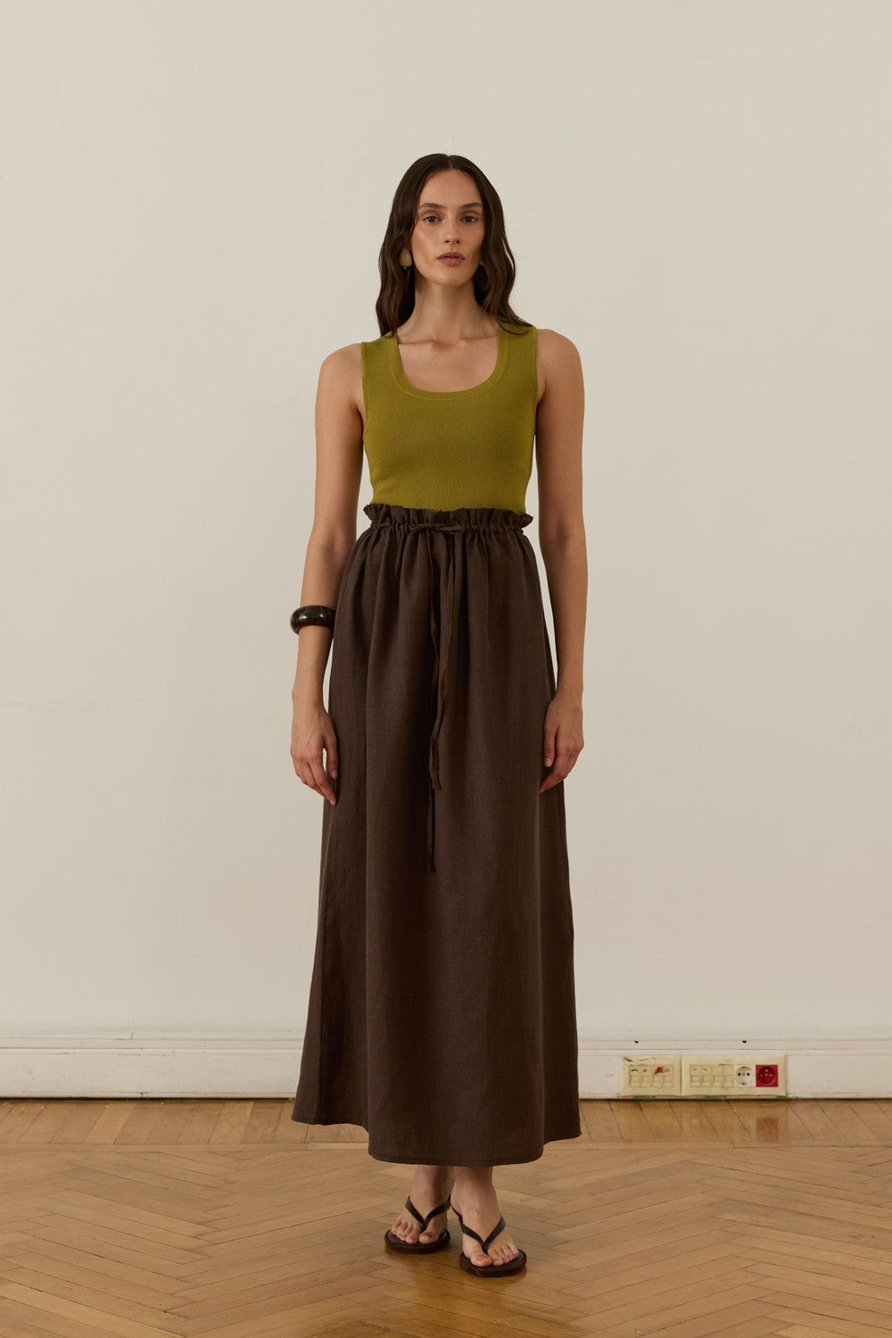 Nahla Maxi Skirt White
