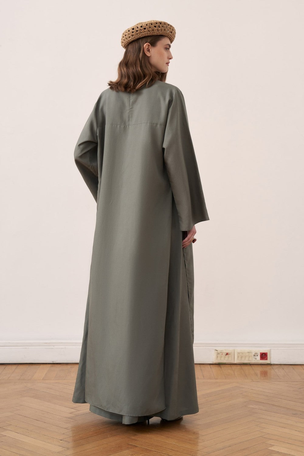 Rasha Slit Tunic Set Mint Green