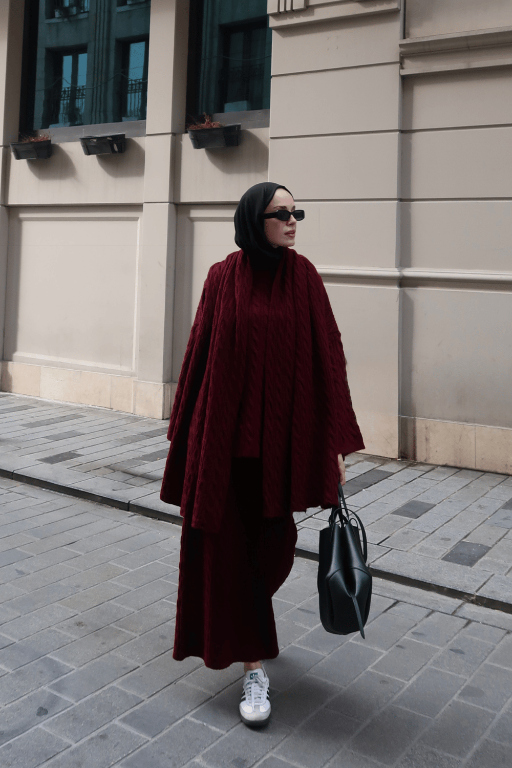 Polina Knitwear Set Dark Brown