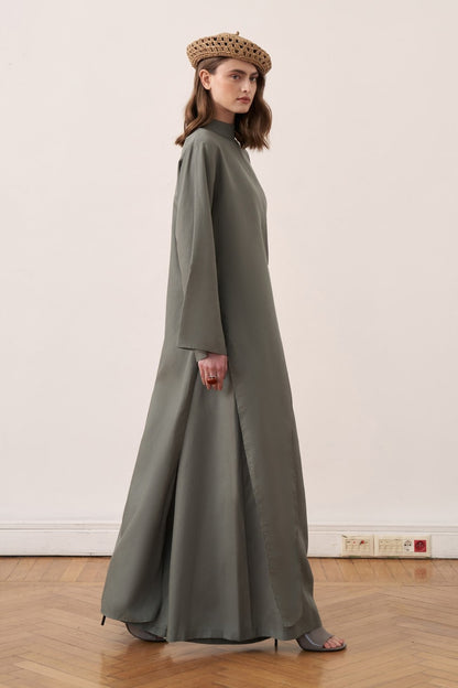 Rasha Slit Tunic Set Mint Green