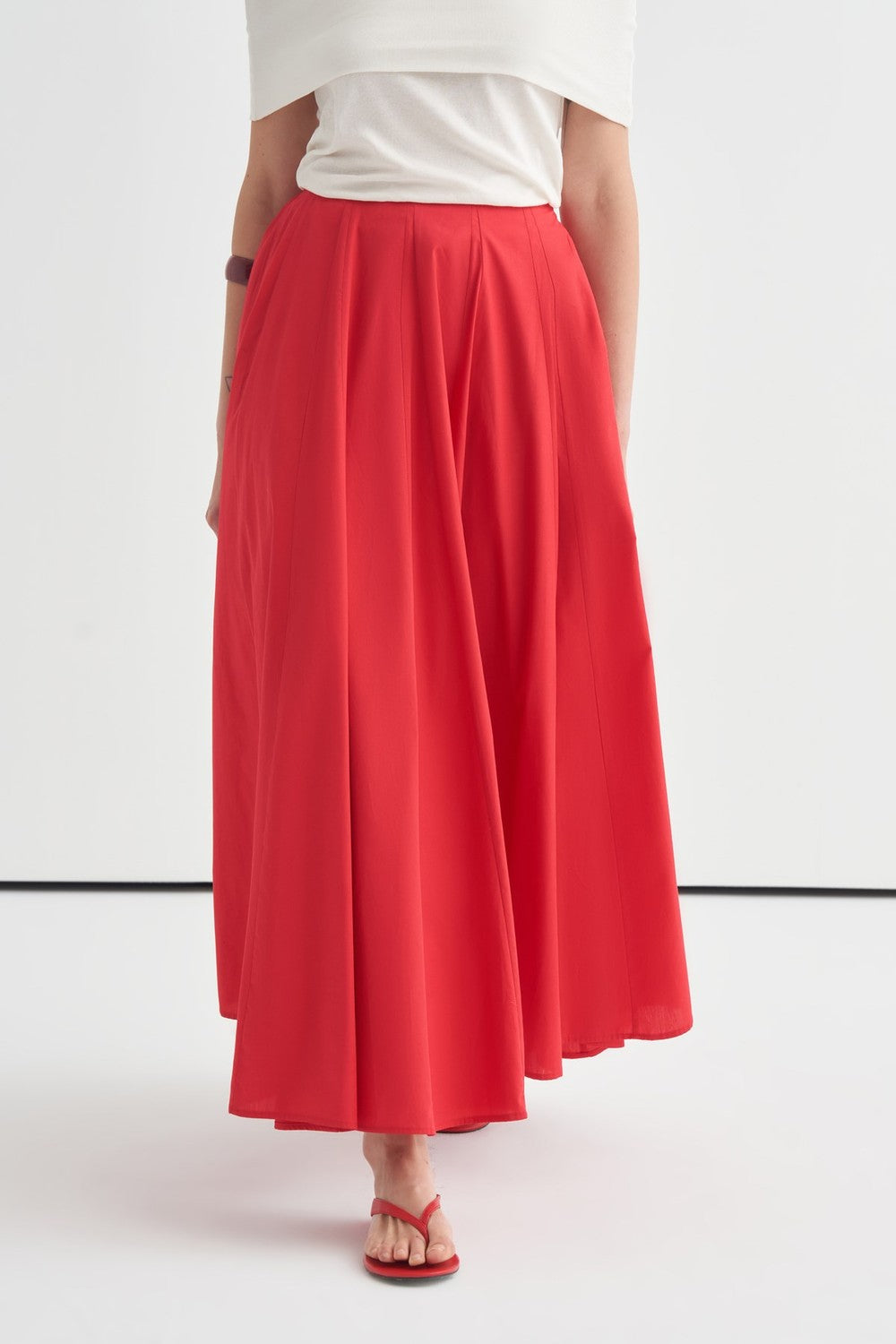 Lucia Skirt with Stitching Detail, Royal Blue