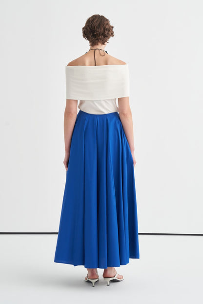 Lucia Skirt with Stitching Detail, Royal Blue