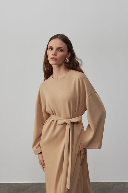 Coss Comfy Elbise Camel
