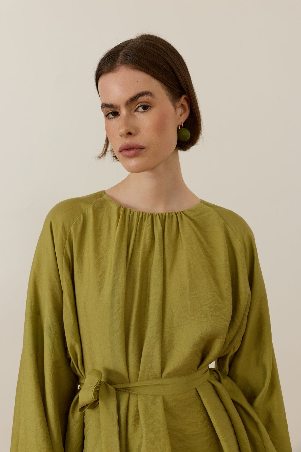 Medisa Draped Blouse White