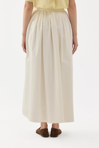 Fever Pleated Skirt Khaki