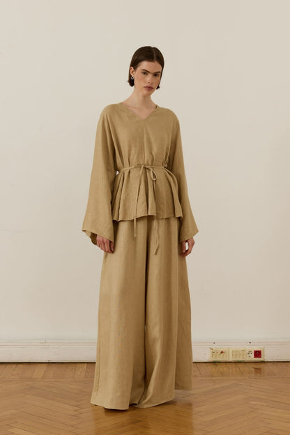 Layal Terracotta Blouse