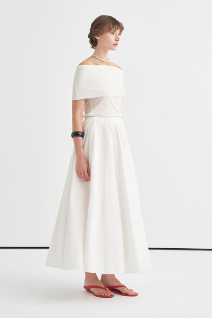 Lucia Skirt with Stitching Detail, Royal Blue
