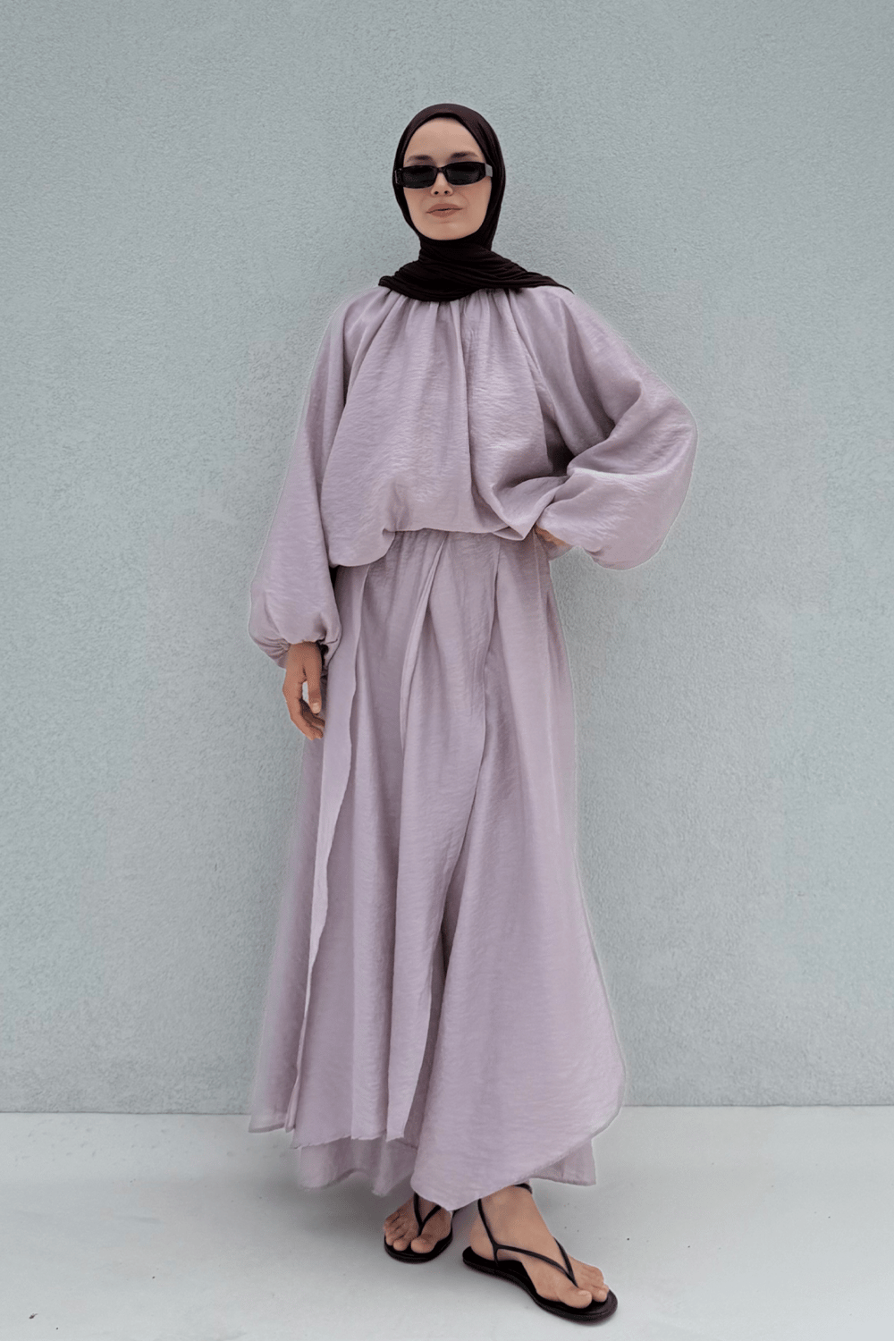 Cosey Asymmetrical Skirt Lilac