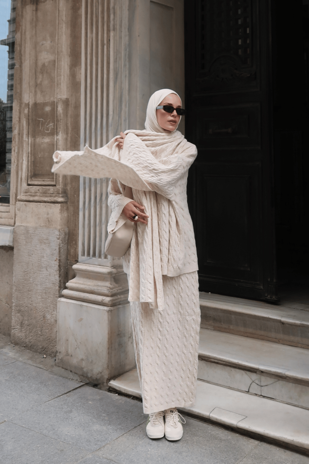 Polina Knitwear Set Dark Brown