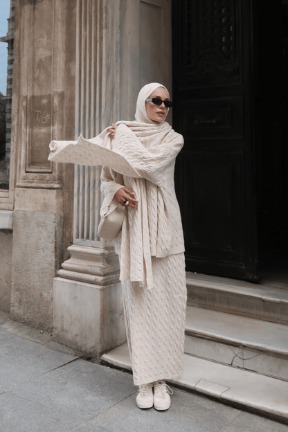 Polina Knitwear Set Dark Brown