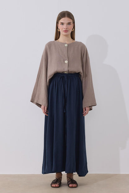 Mona Linen Jacket Beige